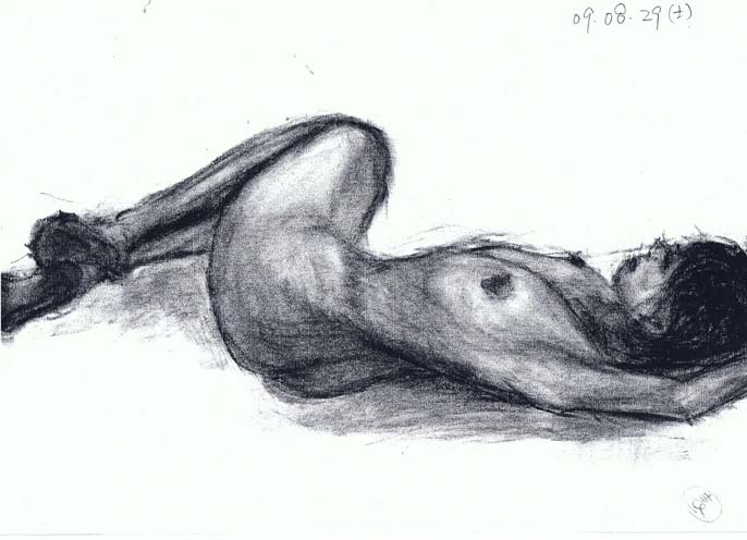 ヌードデッサン(09/08/29)