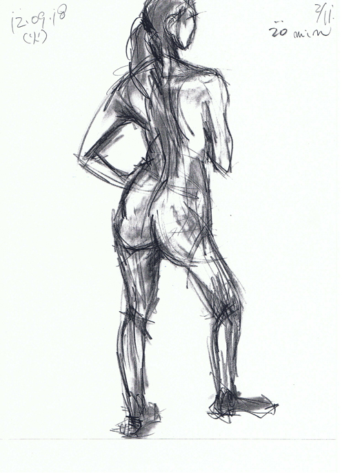 クロッキーヌード(12/09/18 2)