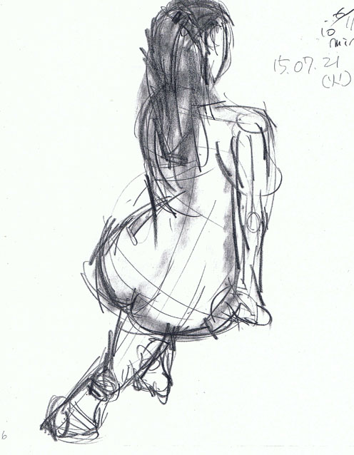 クロッキーヌード(15/07/21 2)