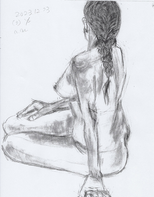 デッサンヌード(23/12/23)