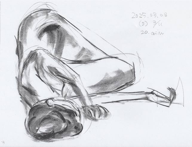 クロッキーヌード(25/03/08)