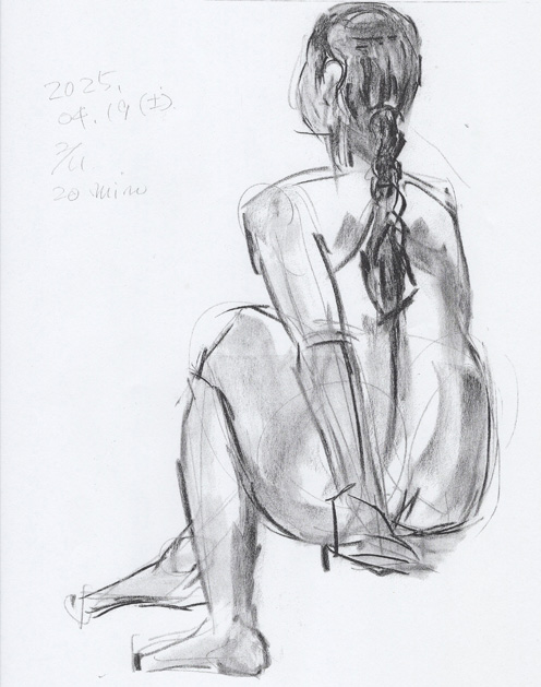 クロッキーヌード(25/04/19)