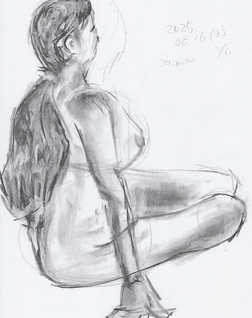 クロッキーヌード(25/08/16)