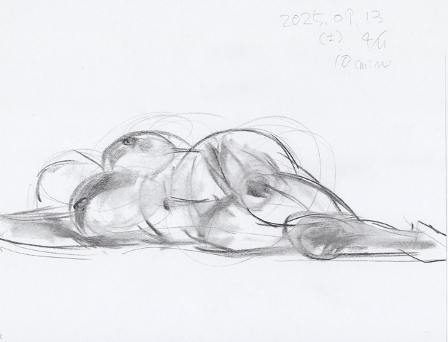 クロッキーヌード(25/09/13 2)